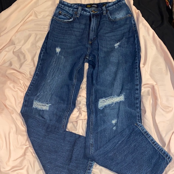 Lee Denim - Lee high rise straight leg ankle size:28